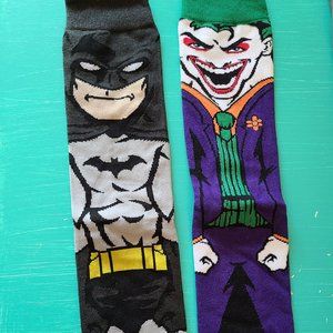 Batman and Joker Socks